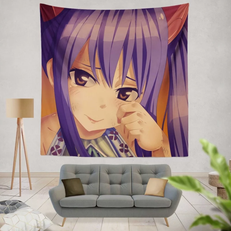 Wendy Marvell Magic and Friendship Anime Wall Tapestry