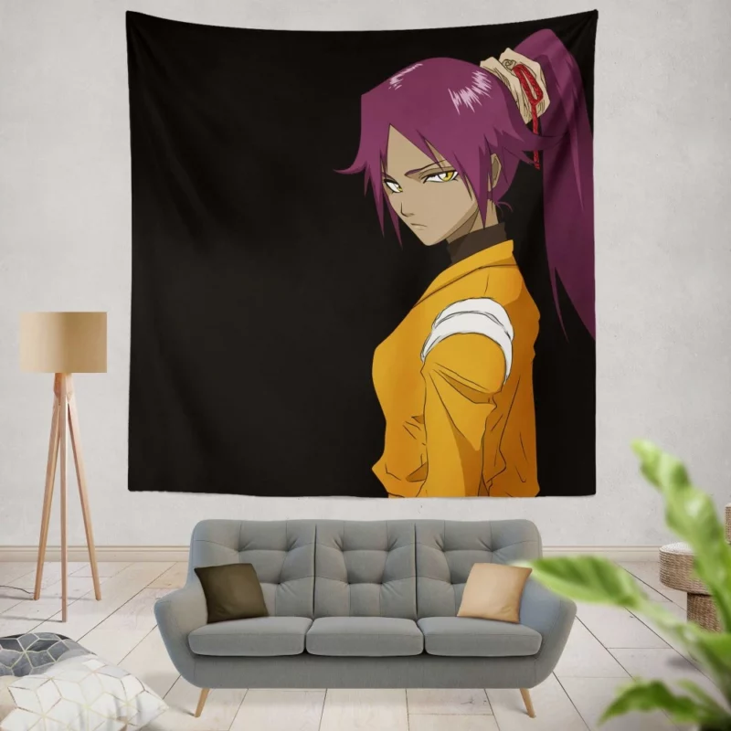 Yoruichi Shihôin Feline Agility Anime Wall Tapestry