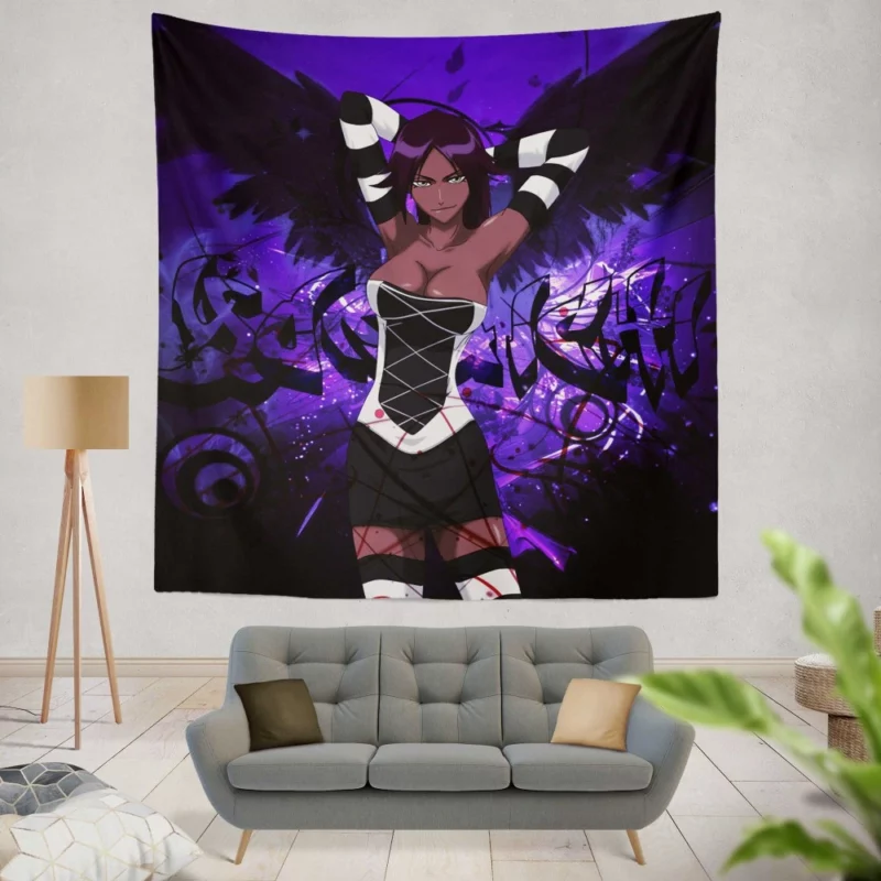 Yoruichi Shihôin Swift and Cunning Anime Wall Tapestry