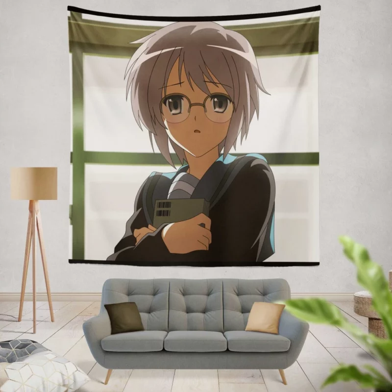 Yuki Nagato Immaterial Observer Anime Wall Tapestry