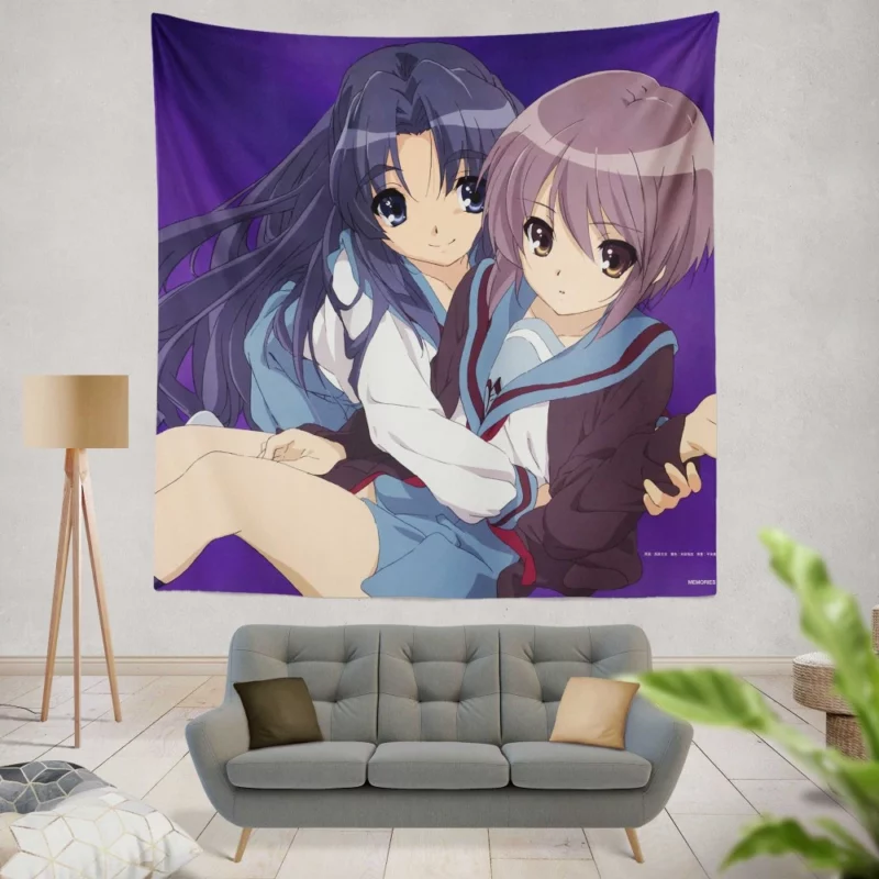 Yuki Nagato Timeless Observer Anime Wall Tapestry