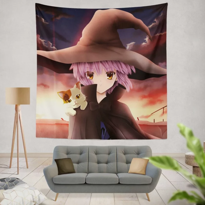 Yuki Nagato and Shamisen Melancholy Harmony Anime Wall Tapestry