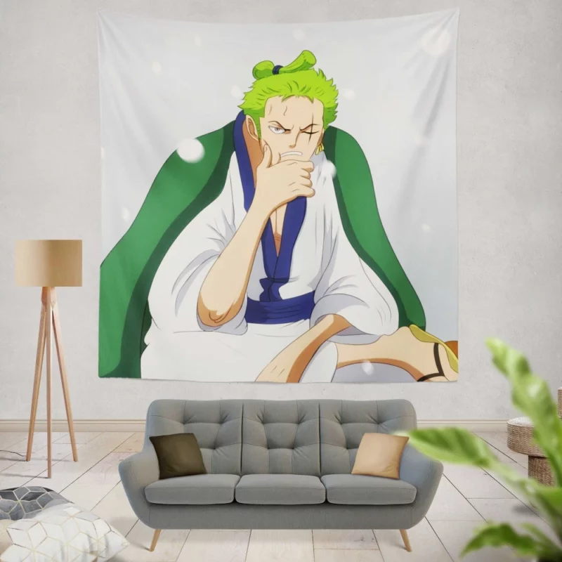 Zoro Three-Sword Style Anime Wall Tapestry